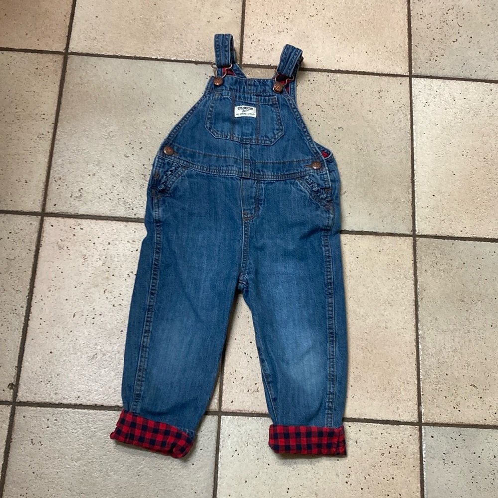 Oshkosh lined overalls, size 4T